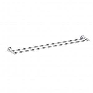 Otus Chrome Slimline SS Double Towel Rail 900mm